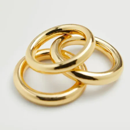 گوشواره حلقه ای برجسته